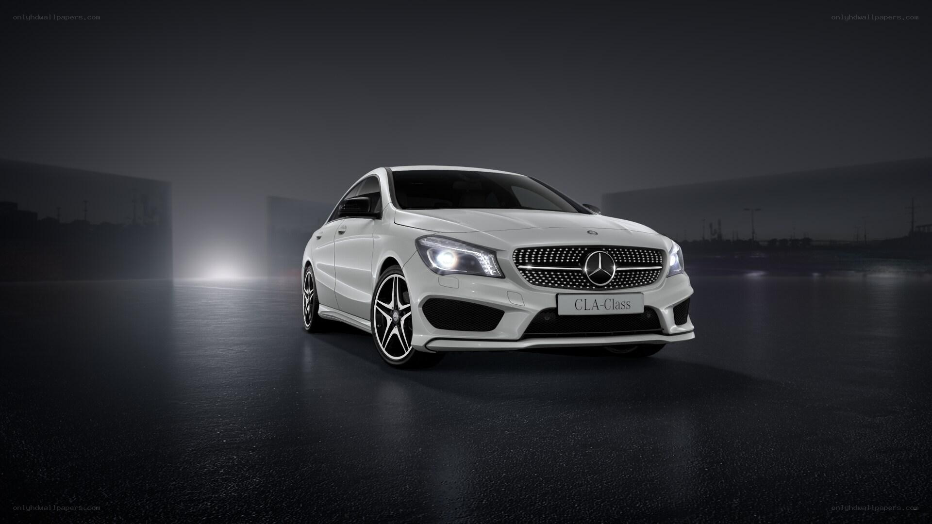 White Mercedes-Benz CLA-Class