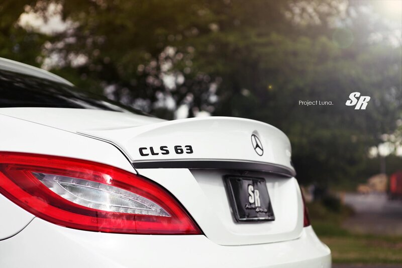 White Mercedes-Benz CLS 63