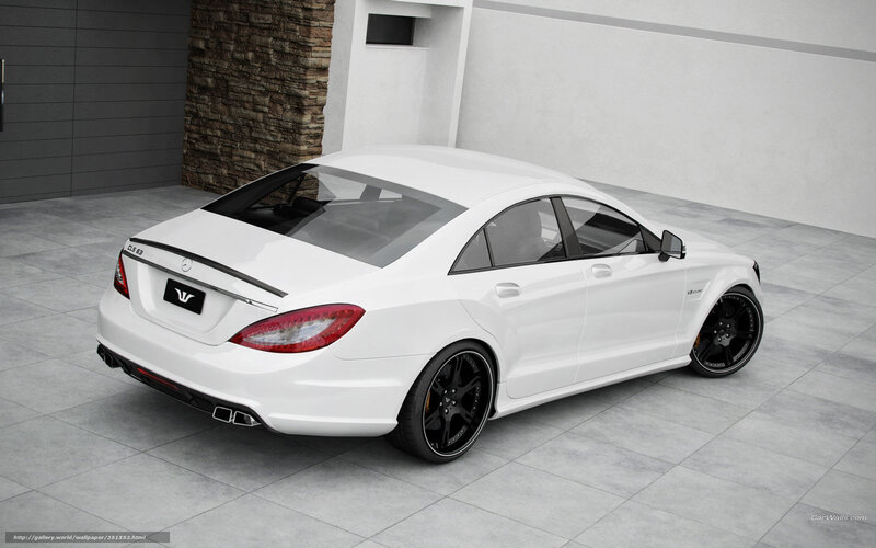 White Mercedes-benz Cls — Modern