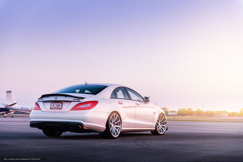 White Mercedes-benz Cls — Serene