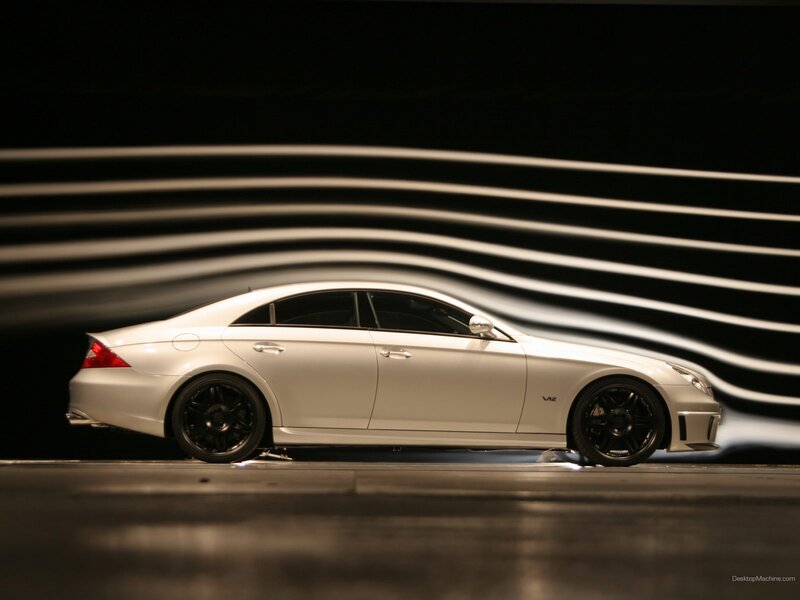 White Mercedes-Benz CLS63 AMG
