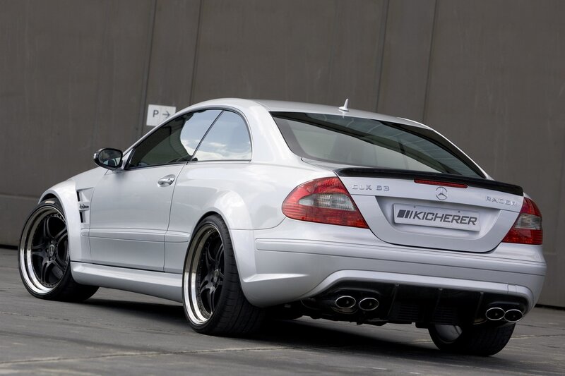 white mercedes-benz clx 63 racer