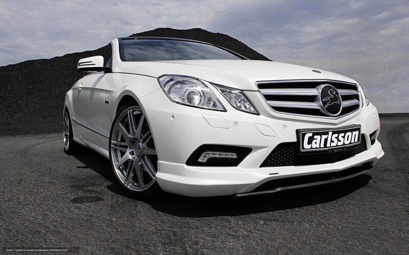 white mercedes-benz convertible