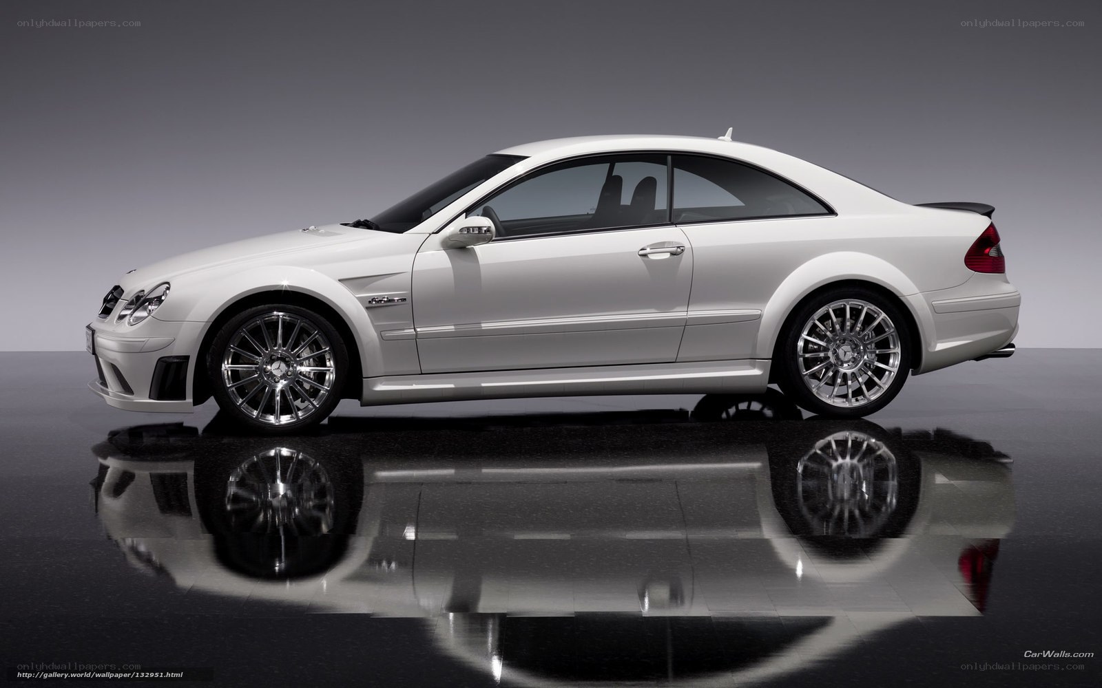 white mercedes-benz coupe