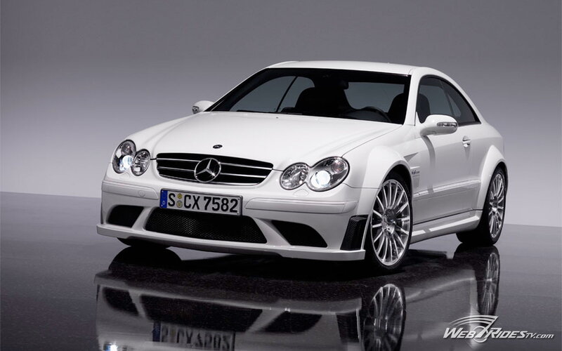 white mercedes-benz coupe