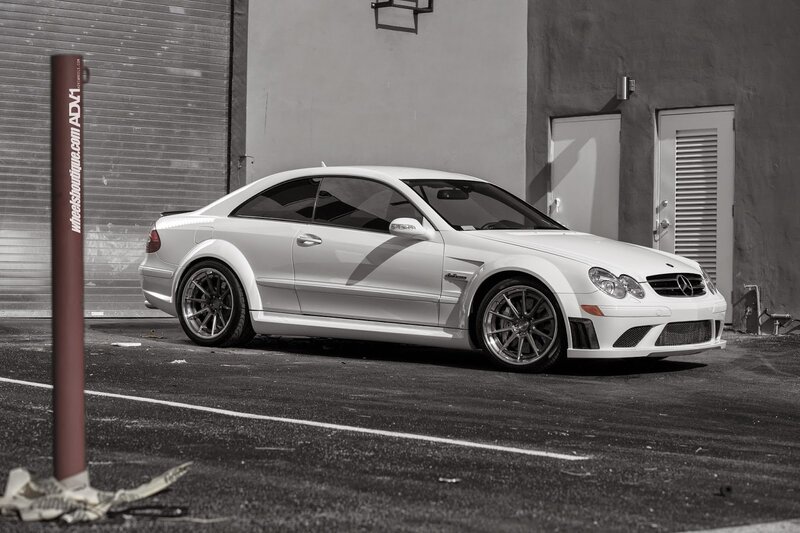 White Mercedes-benz Coupe — Dramatic, Photograph, Car, Pole
