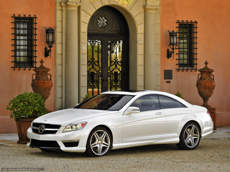 White Mercedes-benz Coupe — Luxurious