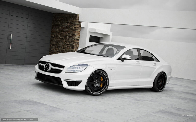 White Mercedes-benz Coupe — Modern