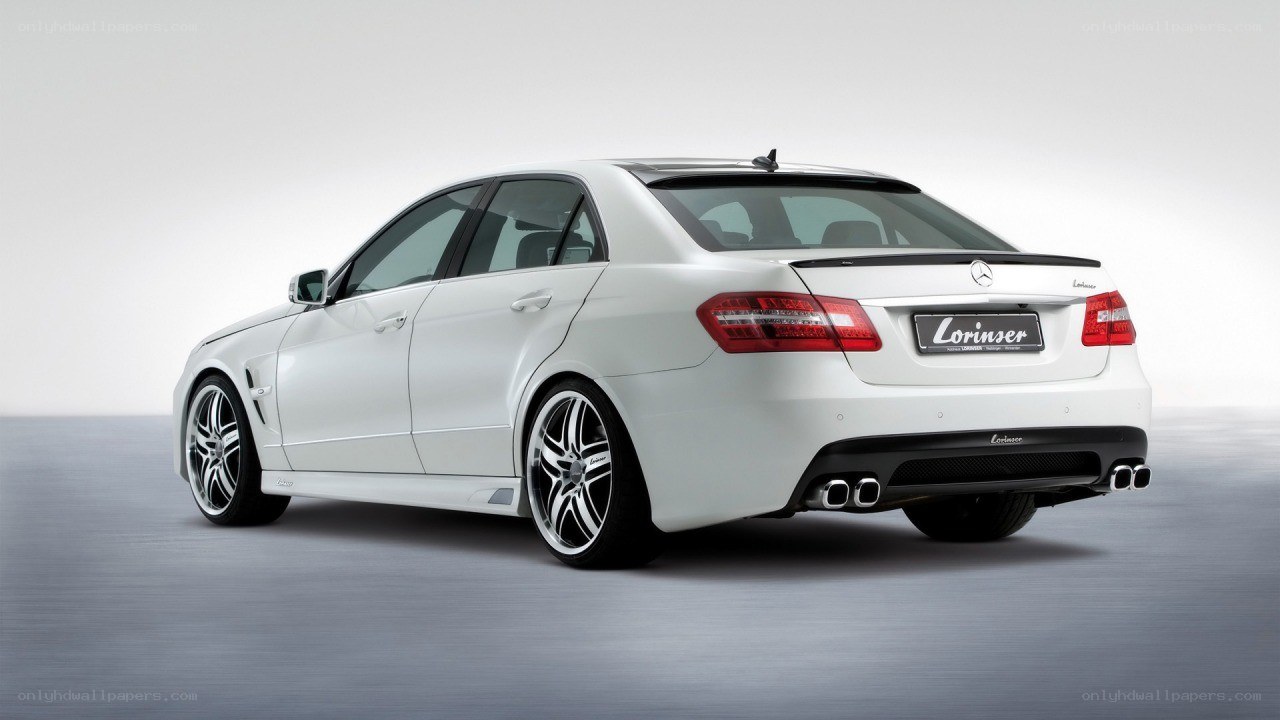 white mercedes-benz e-class sedan