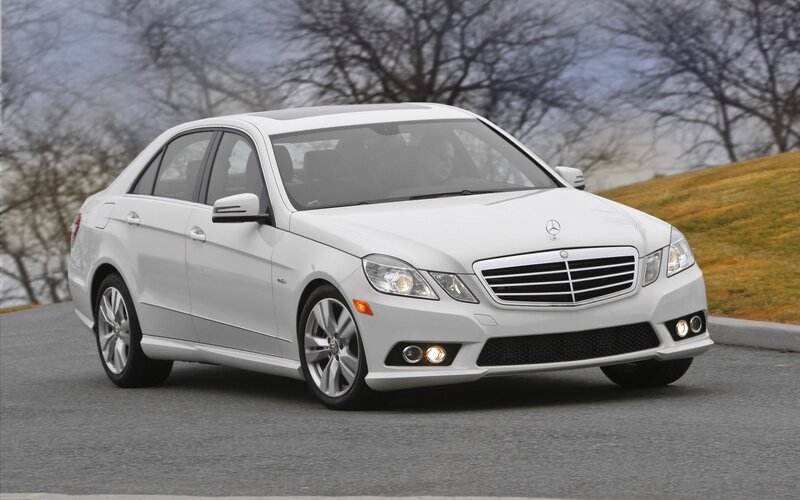 white mercedes-benz e350 sedan