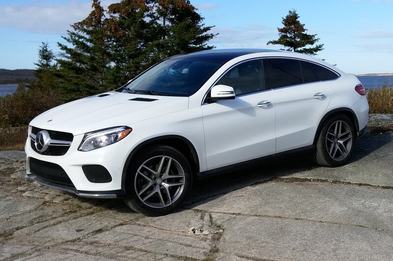 White Mercedes-Benz GLE Coupe