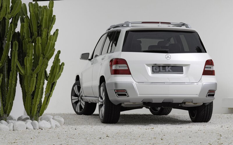 White Mercedes-Benz GLK Concept