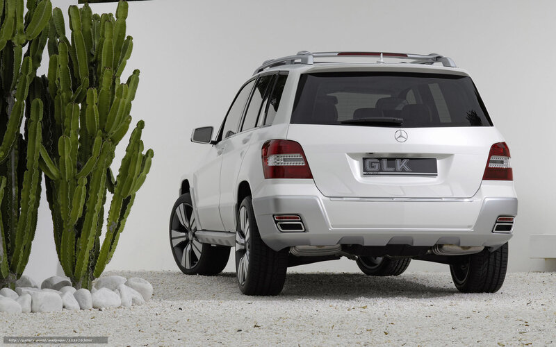 White Mercedes-Benz GLK Concept