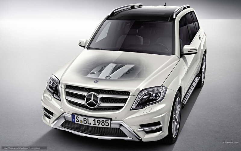 white mercedes-benz glk