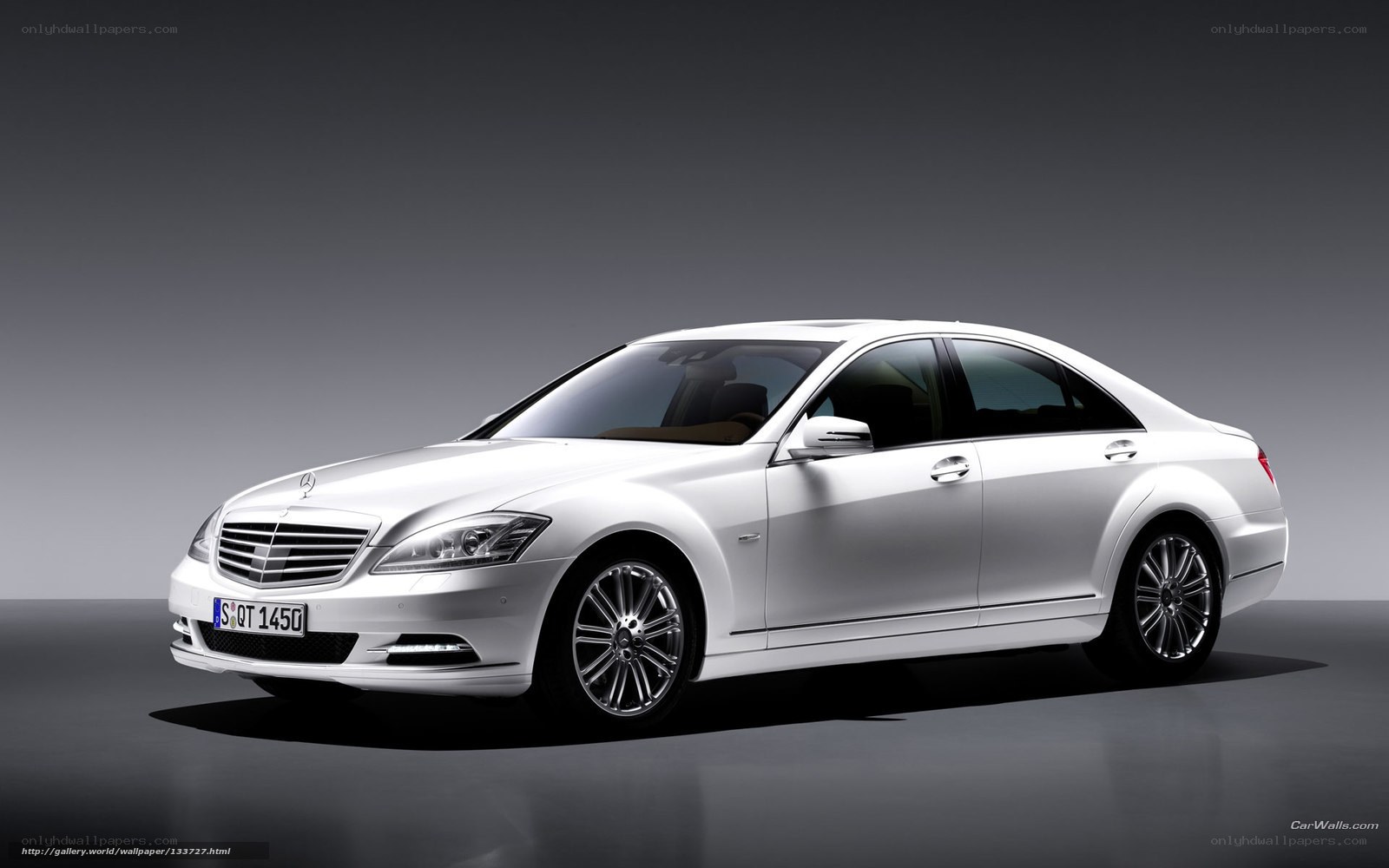 White Mercedes-Benz S-Class