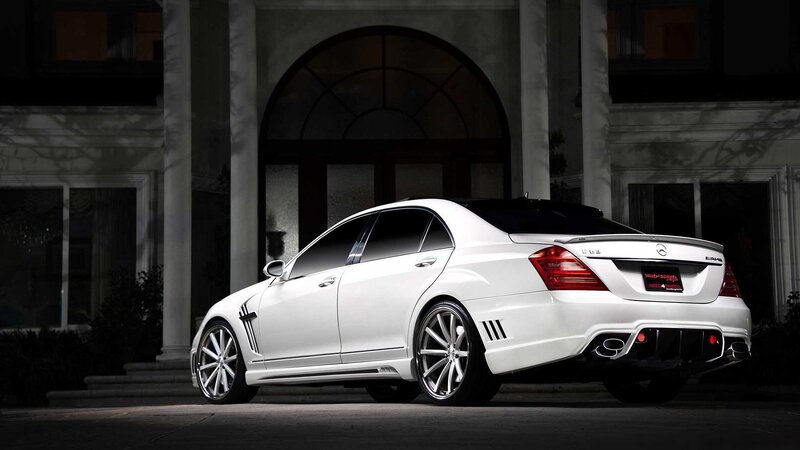 white mercedes-benz s63 amg