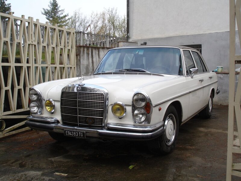 White Mercedes-benz Sedan — Calm