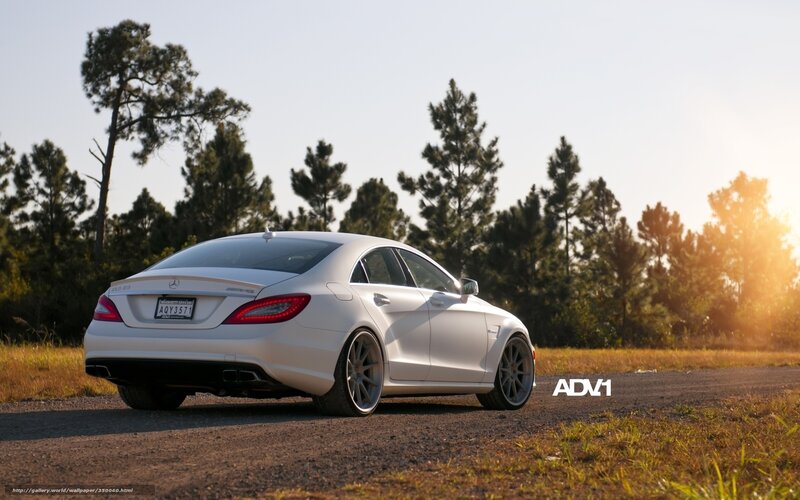 White Mercedes-Benz Sedan — Serene
