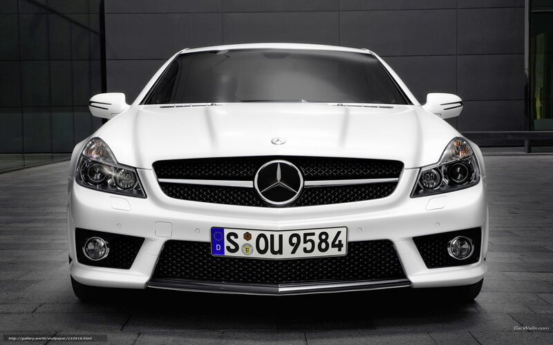 White Mercedes-Benz SLK