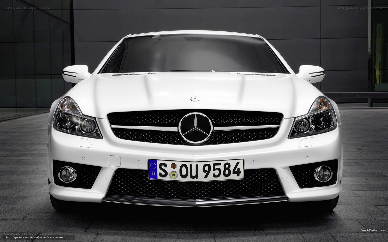 White Mercedes-Benz SLK