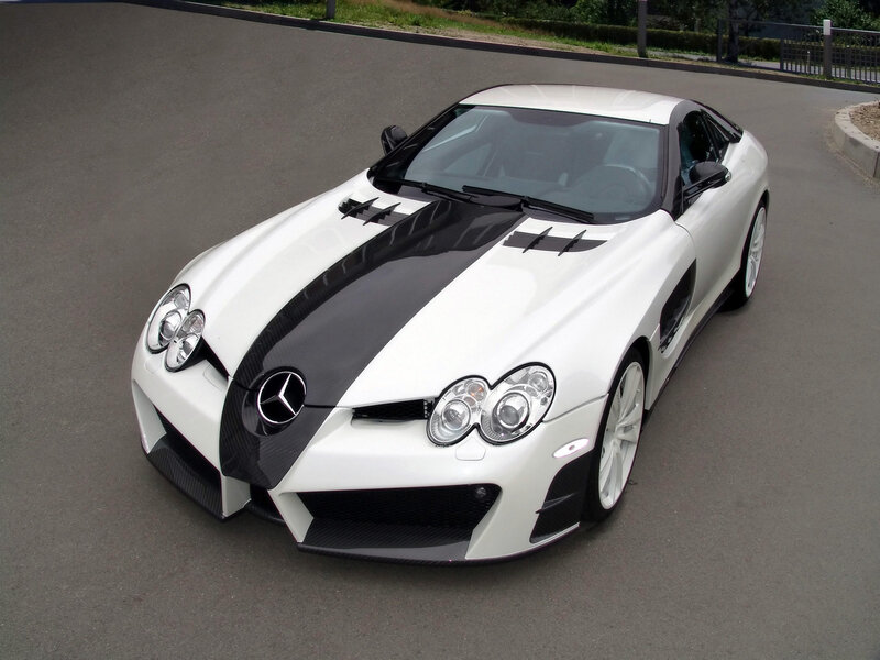 White Mercedes-benz Slr — Calm
