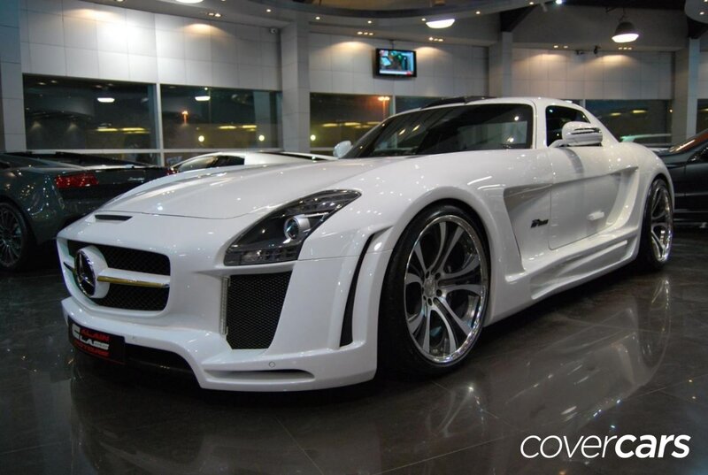 White Mercedes-benz Sports Car — Showroom