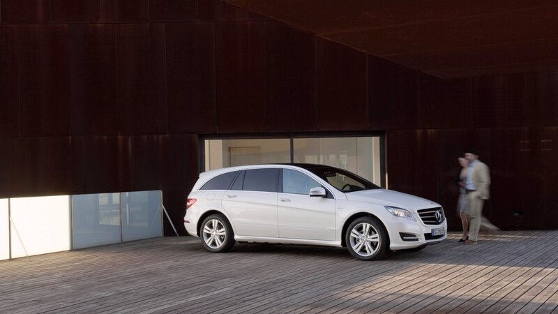 White Mercedes-Benz station wagon