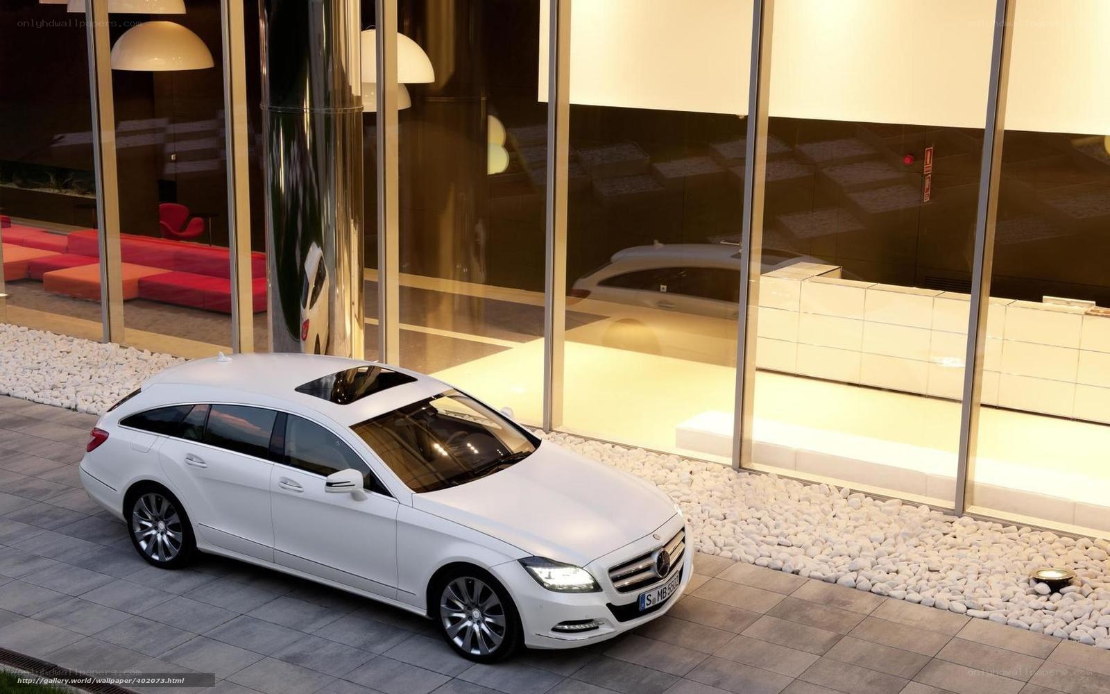 White Mercedes-Benz station wagon