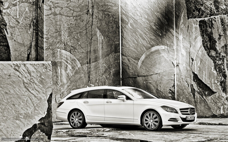 White Mercedes-benz Station Wagon — Black