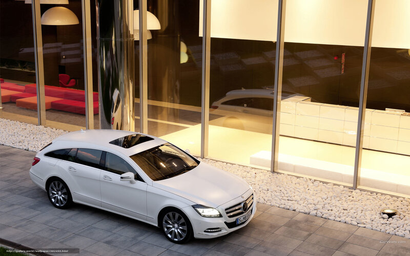 White Mercedes-benz Station Wagon — Modern
