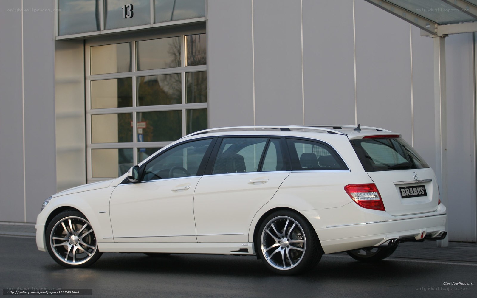 white mercedes-benz station wagon