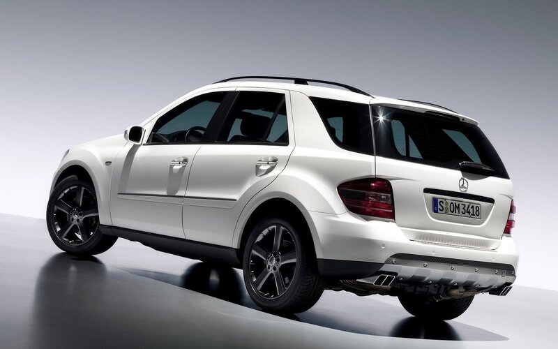 white mercedes-benz suv