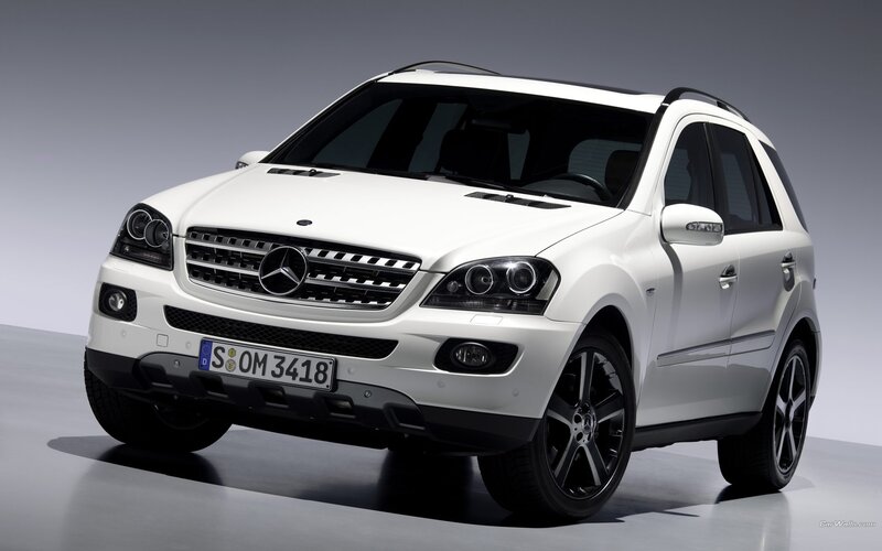 white mercedes-benz suv