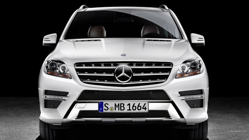 white mercedes-benz suv