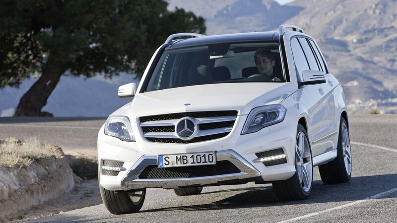 White Mercedes-benz Suv — Calm