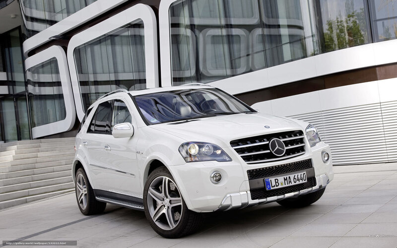 White Mercedes-benz Suv — Modern