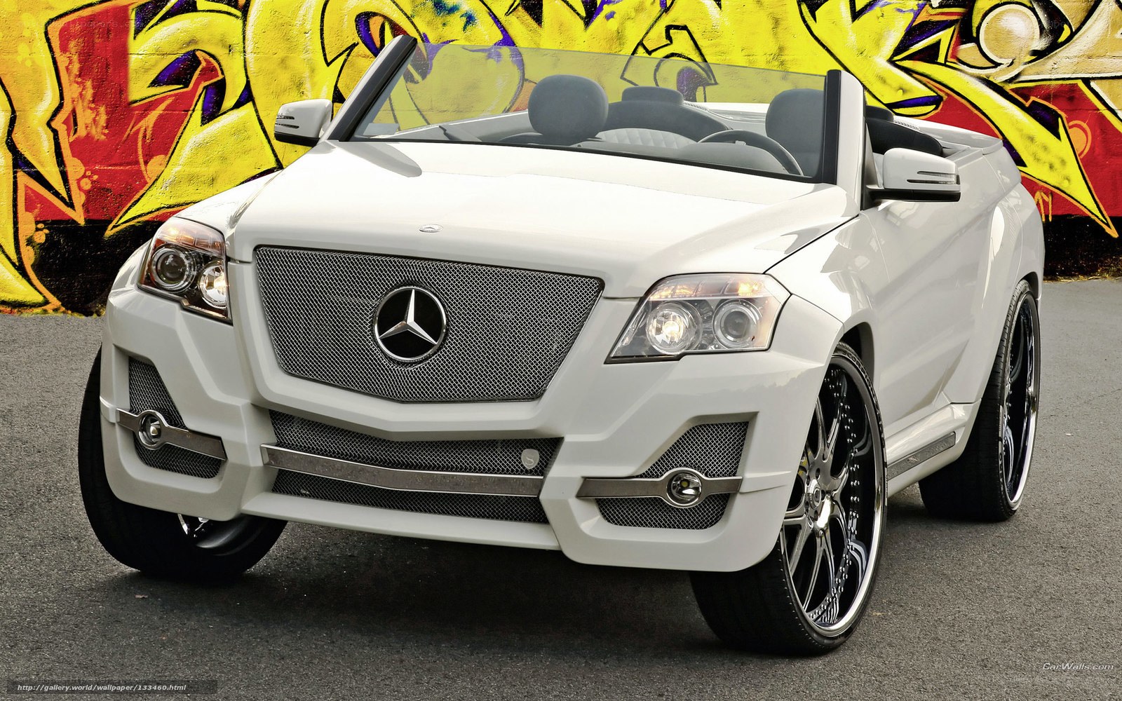 white mercedes convertible car