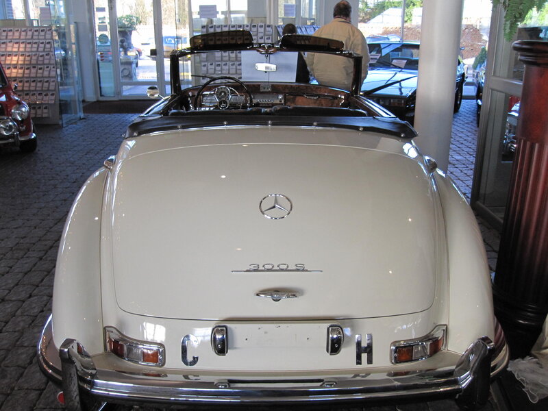 White Mercedes Convertible