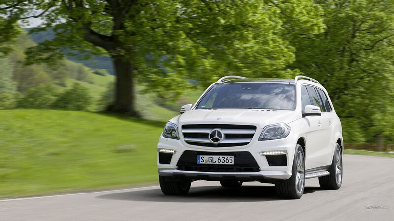 White Mercedes Suv