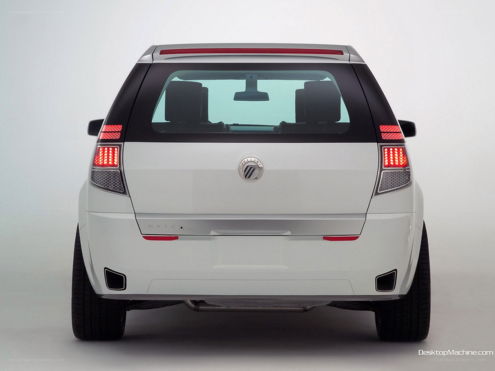 white mercury meteo concept car