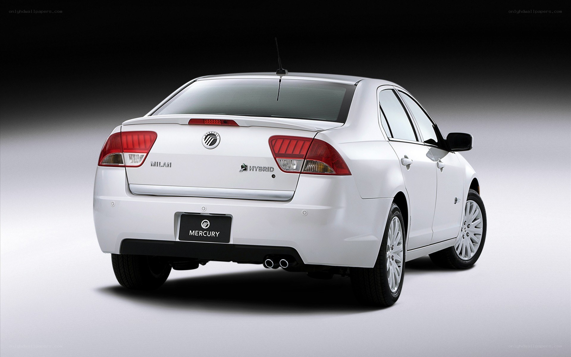 white mercury milan hybrid