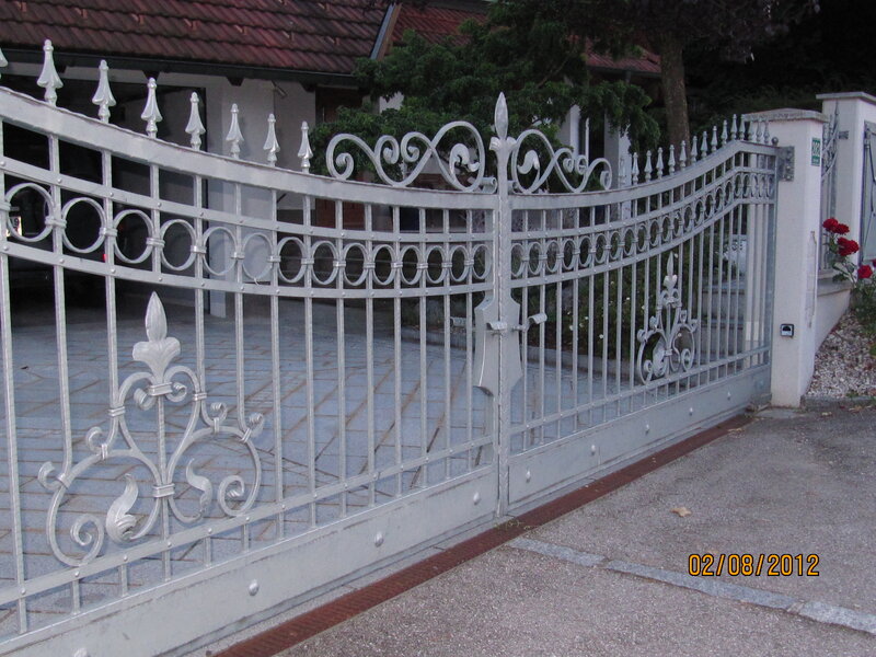White Metal Gate