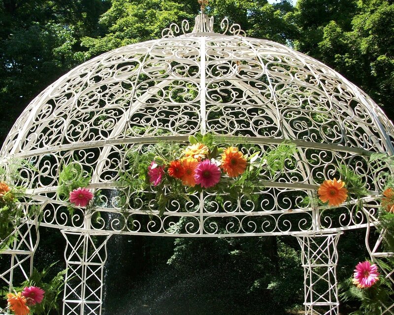White Metal Gazebo
