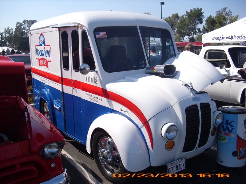 White Milk Truck