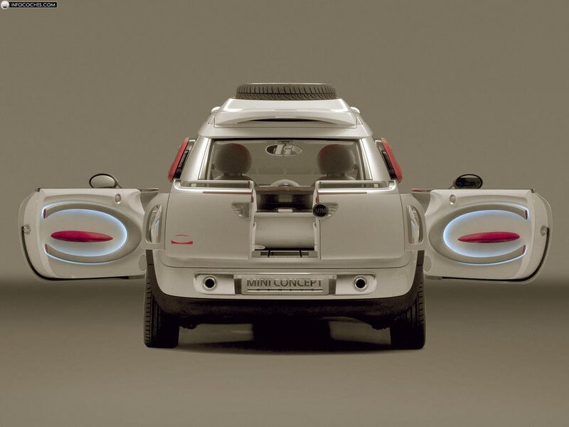 White Mini Concept Car — Neutral, 3d Render