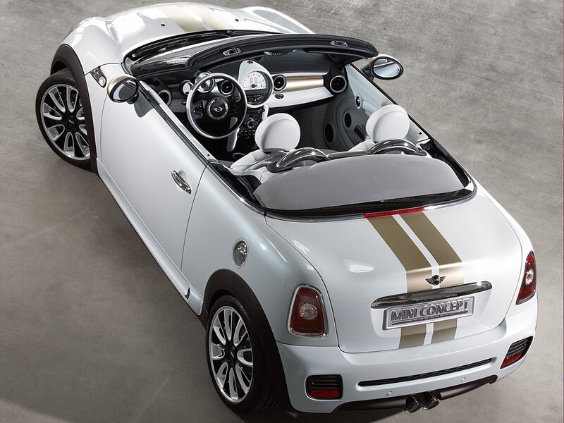 White Mini Convertible — Clean