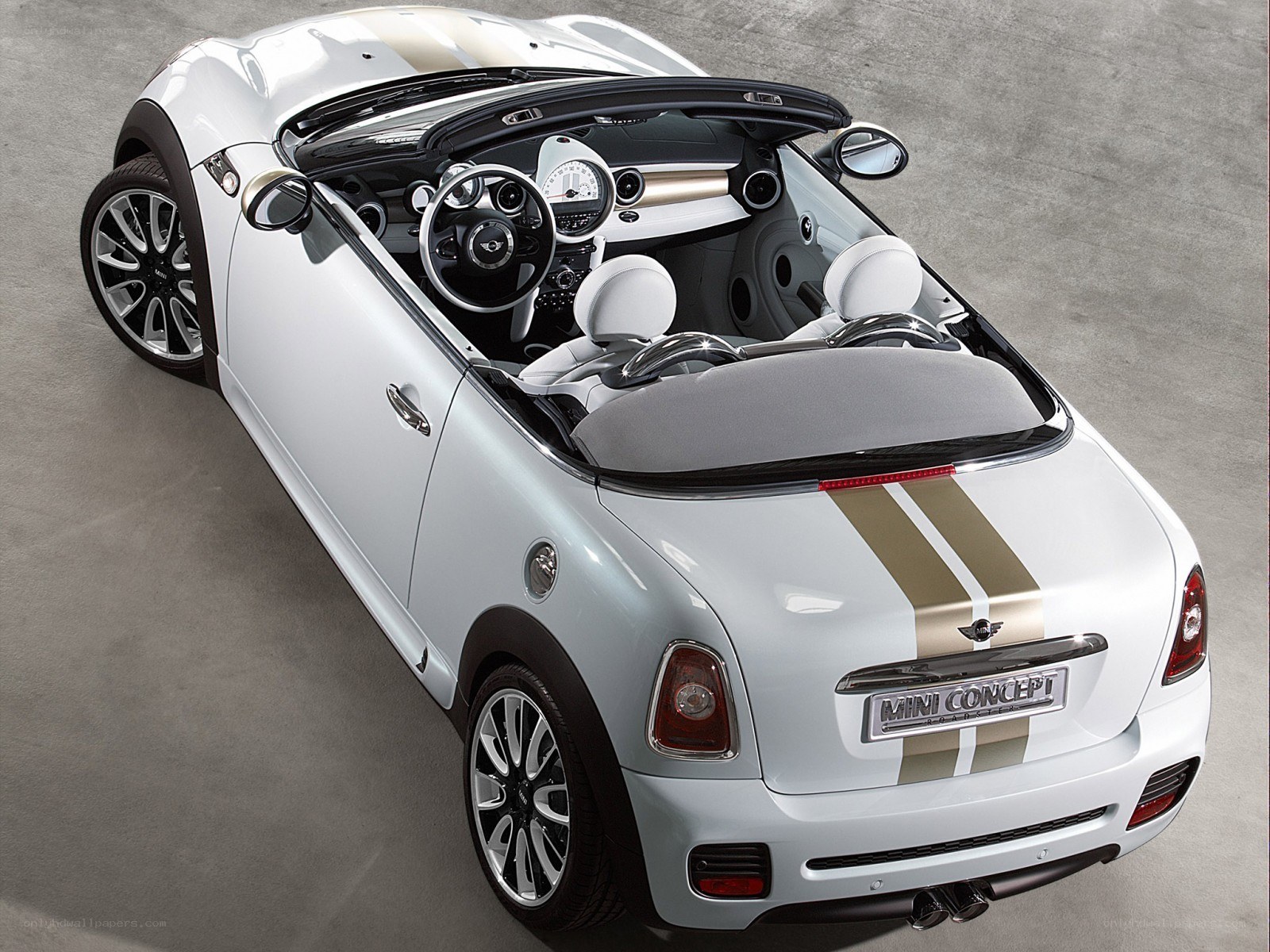 White MINI Convertible Concept