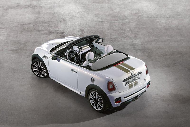 White MINI Convertible Concept