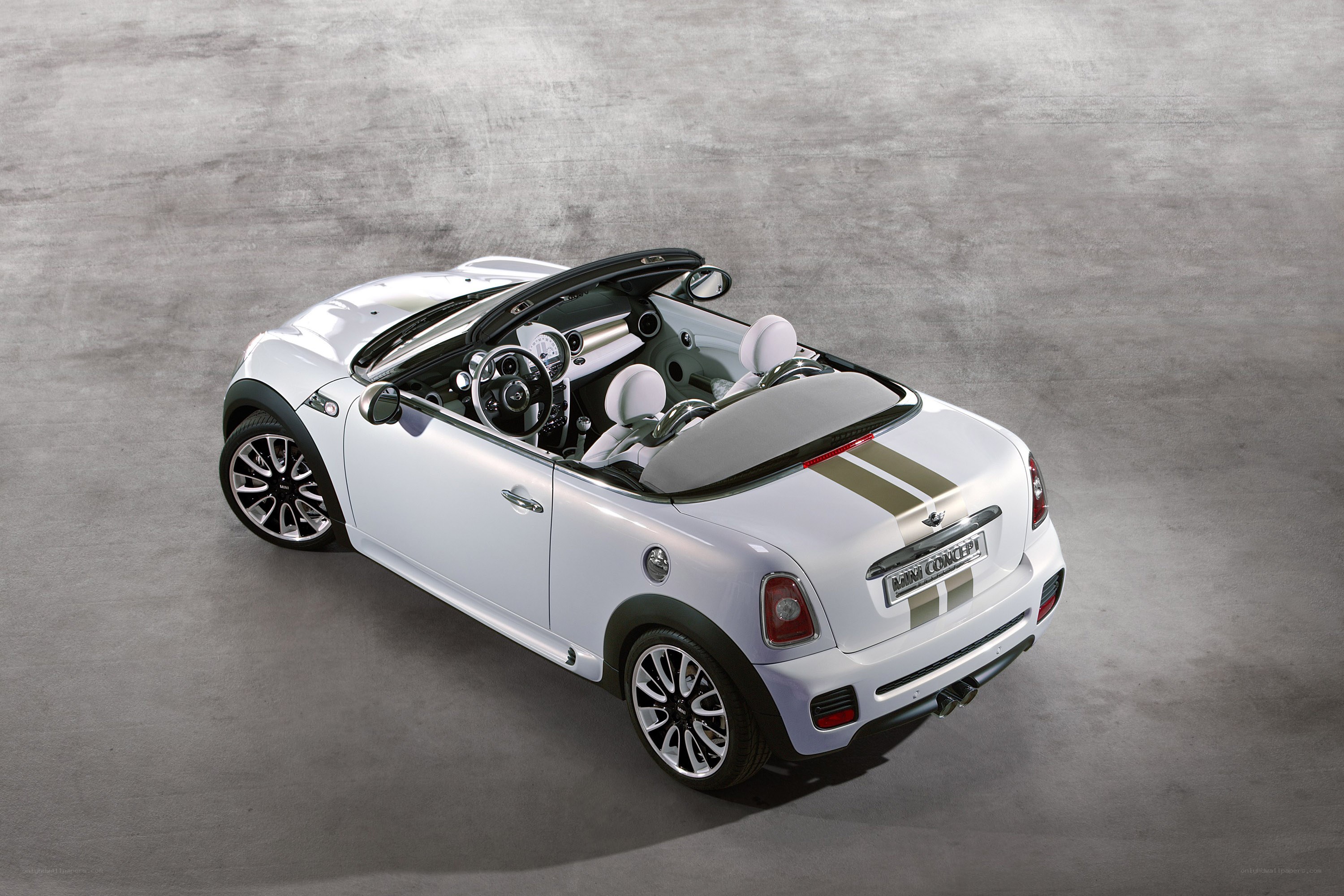 White MINI Convertible Concept
