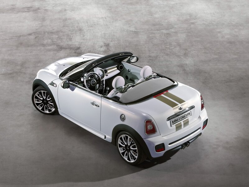 White MINI Convertible Concept